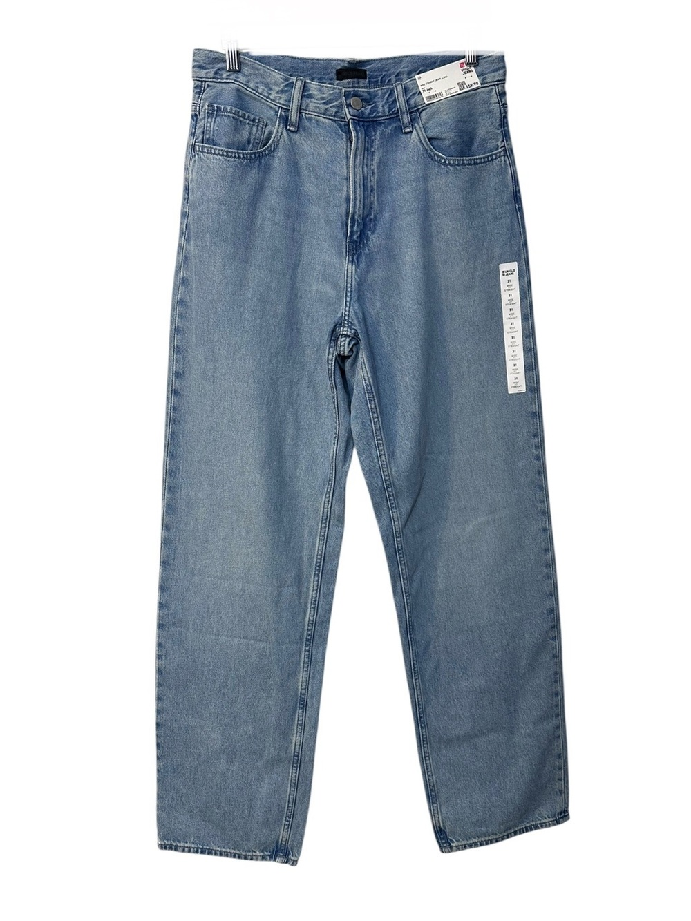 Uniqlo Blue Wide Straight Jeans Long